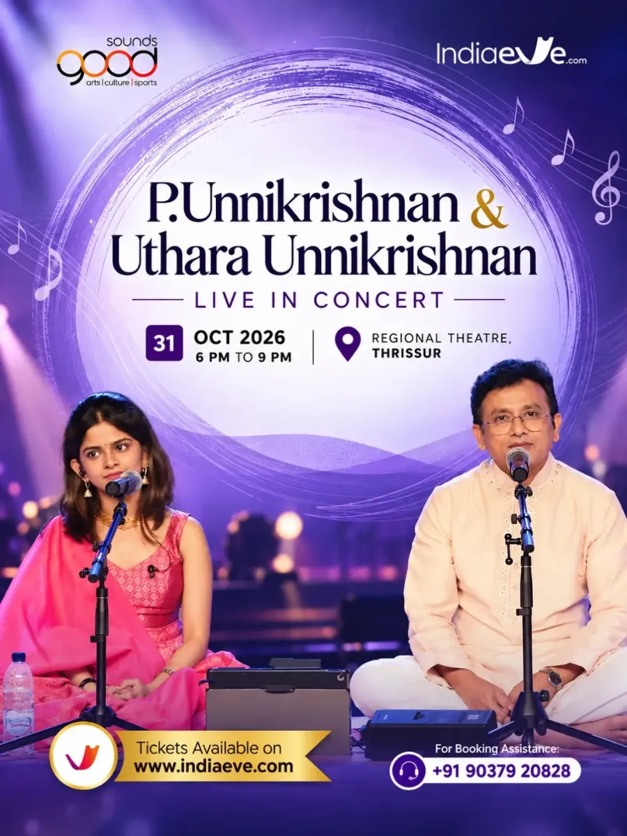 P. Unnikrishnan & Uthara Unnikrishnan Live in Concert - Music in Thrissur