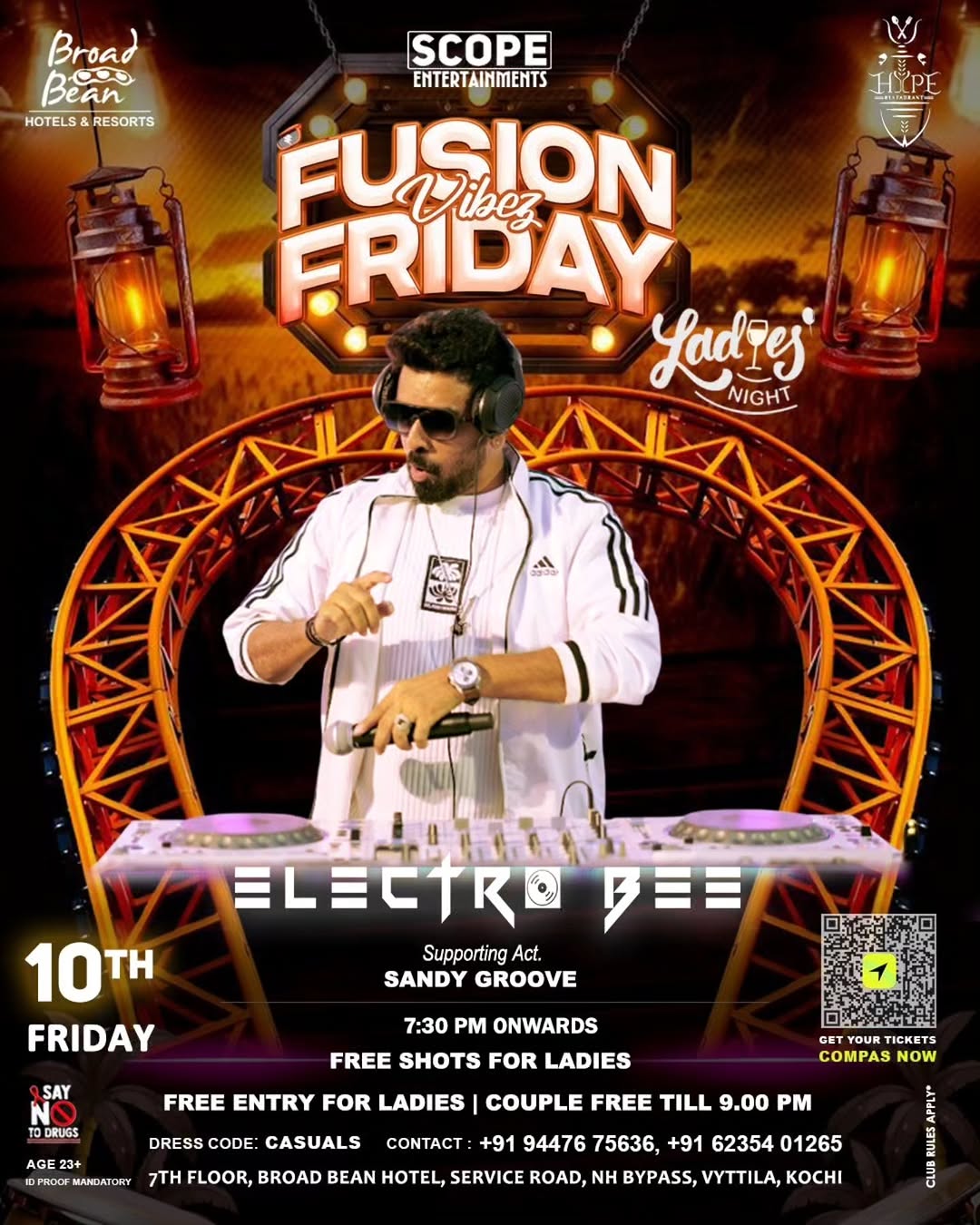Fusion Friday Night ft. DJ Electro Bee - Music in Kochi