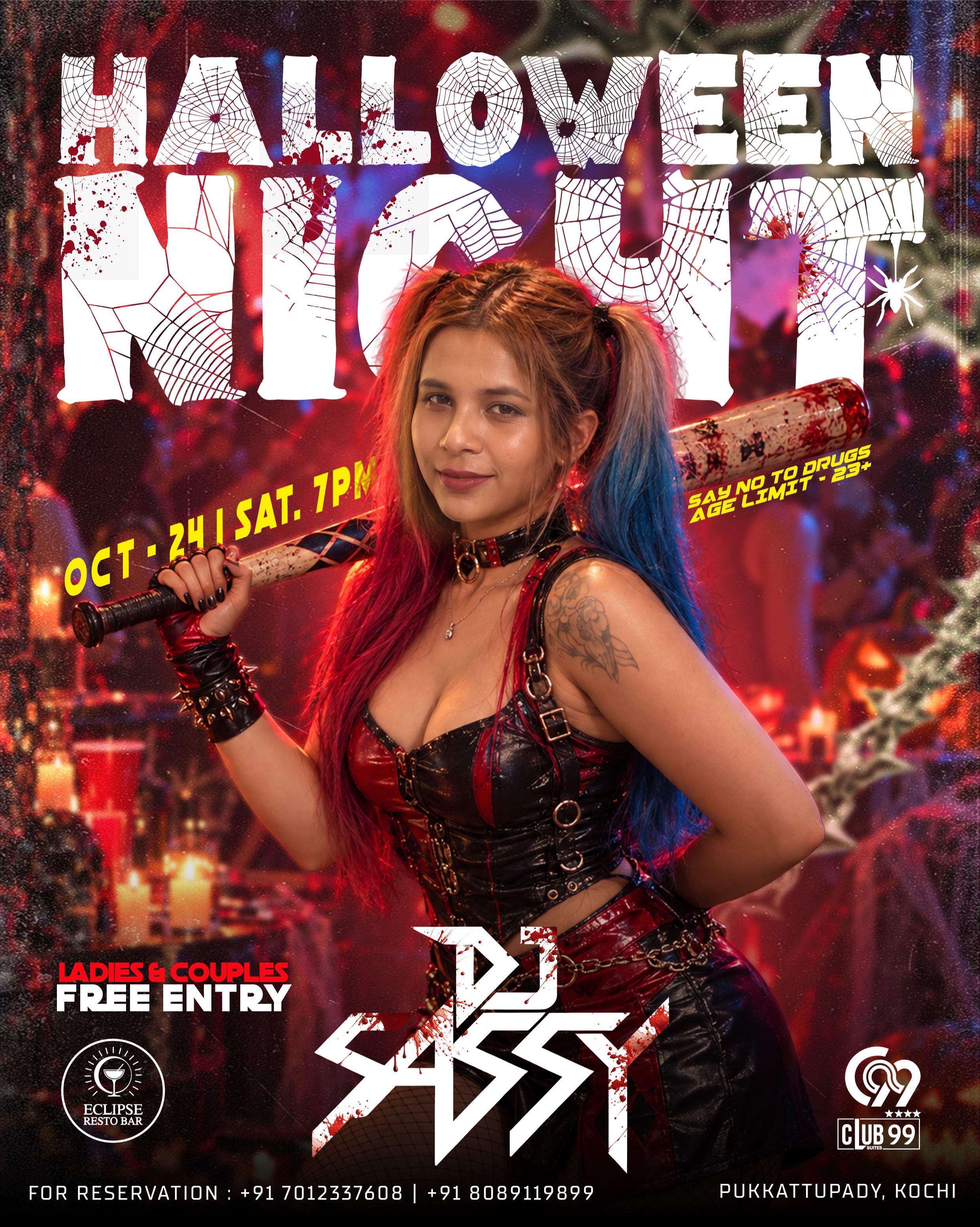 Halloween Night ft. DJ SASSY - Music in Kochi