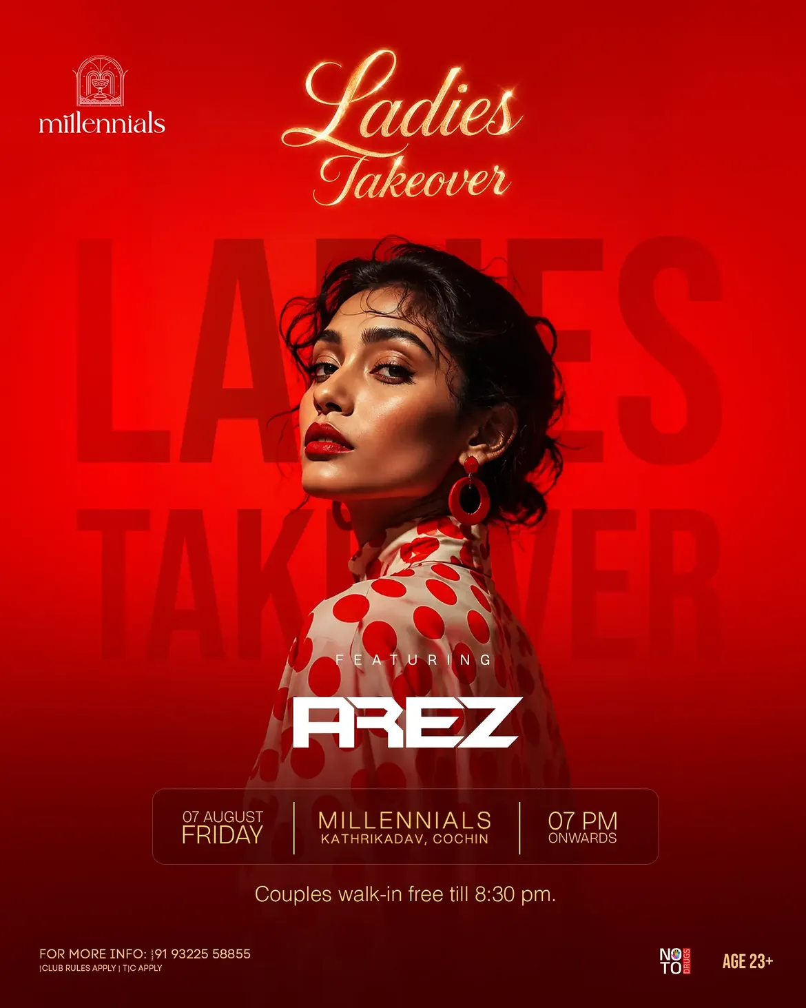 Ladies Takeover ft. DJ AREZ - Music in Kochi