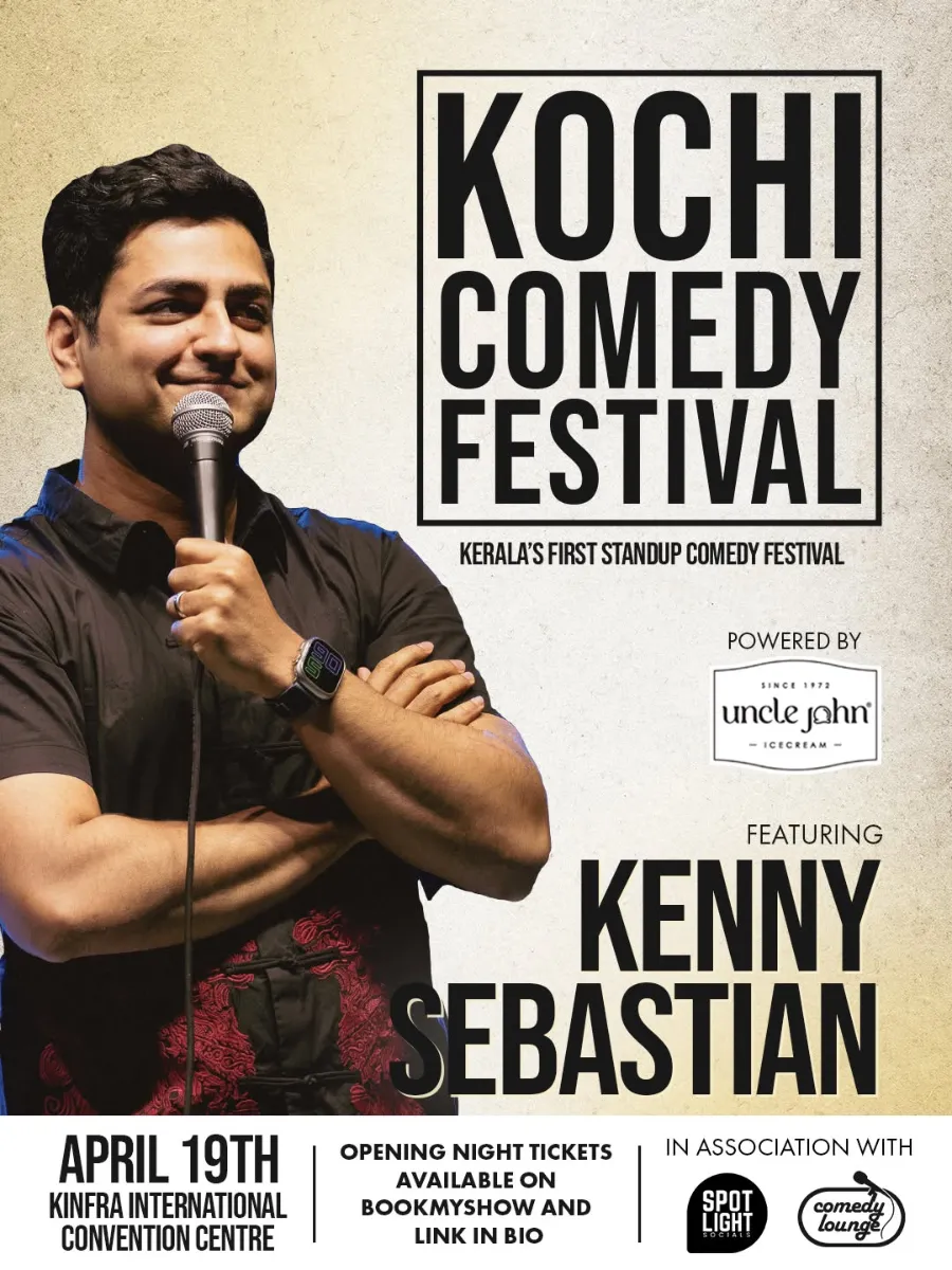 Kenny Sebastian Stand-up Comedy Show at Kochi Comedy Festival - Comedy in Kochi