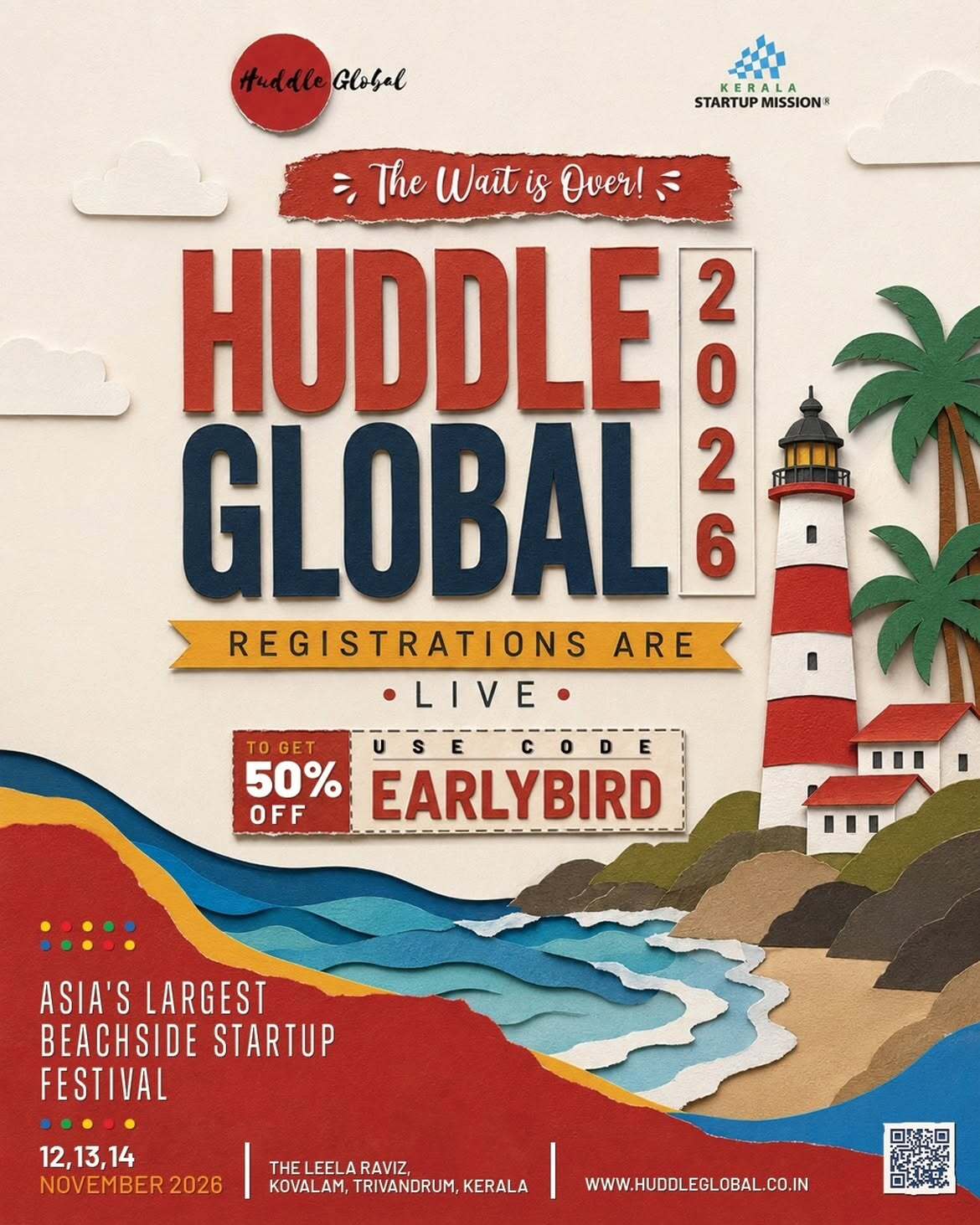 Huddle Global 2026 - Festival in Trivandrum