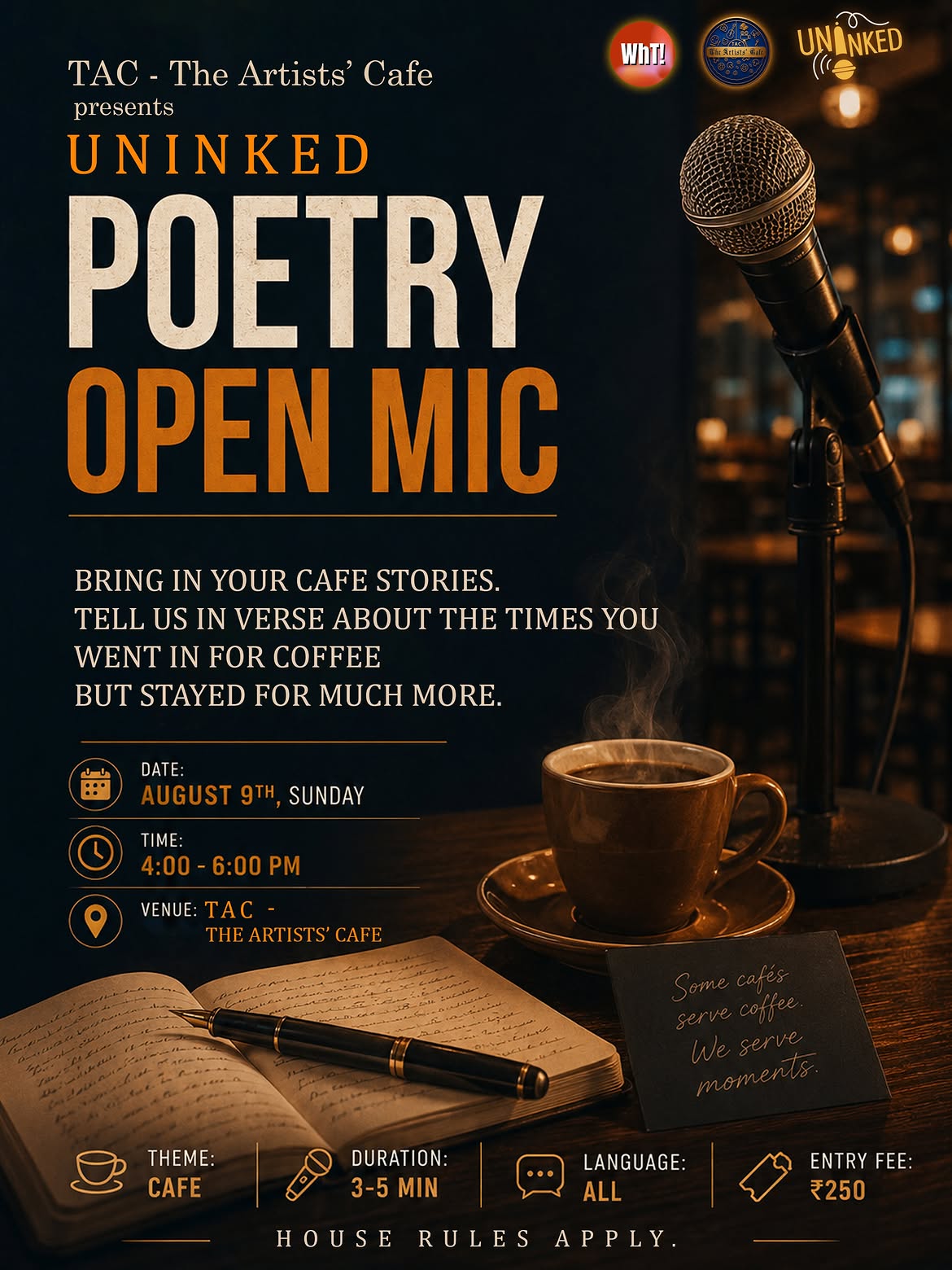 Uninked Poetry Open Mic - Music in Trivandrum