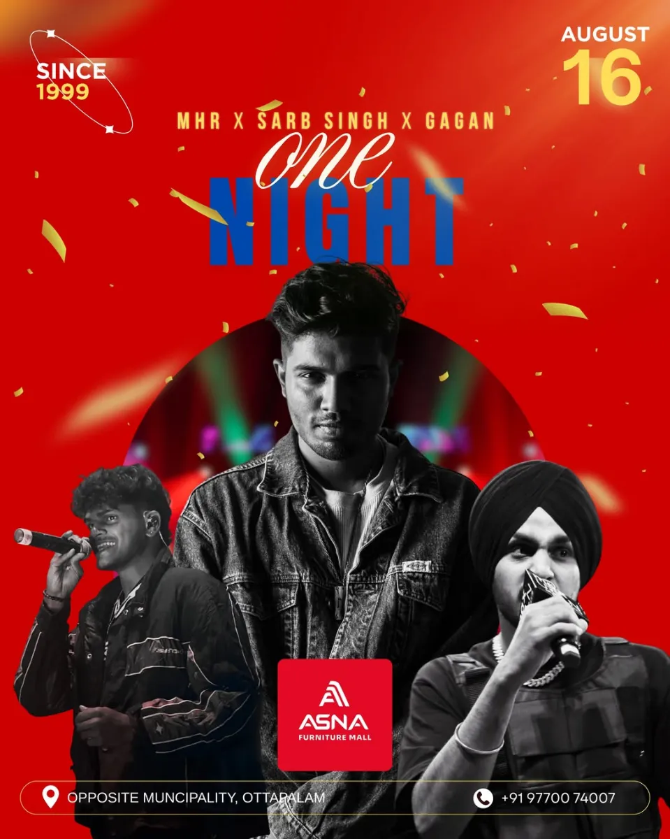 MHR, Sarb Singh & Gagan Live Concert - Music in Palakkad