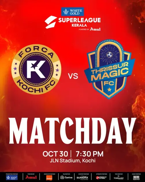 Forca Kochi FC vs Thrissur Magic FC | Super League Kerala - Sports in Kochi