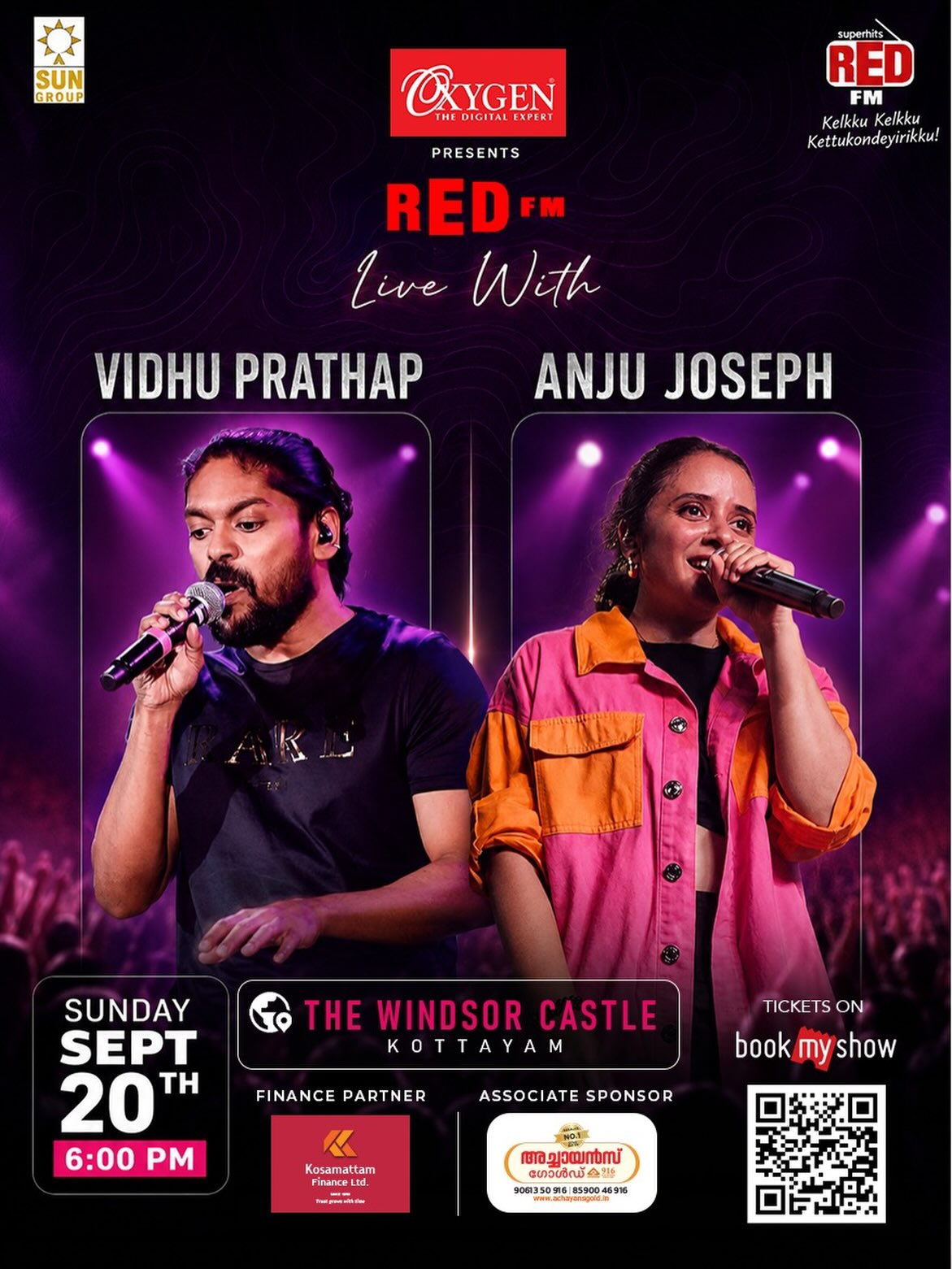 RED FM Live With Vidhu Prathap & Anju Joseph - Music in Kottayam