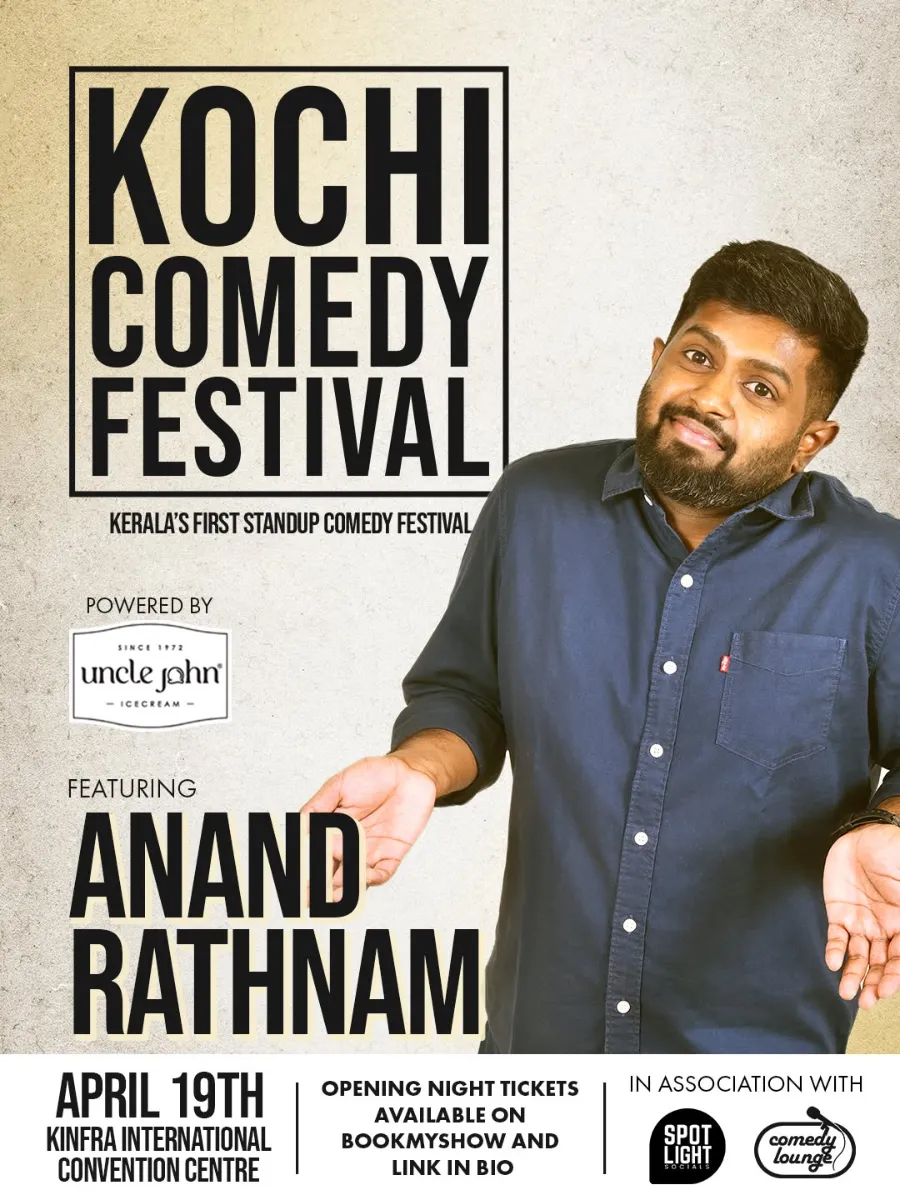 Anand Rathnam Stand-up Comedy Show at Kochi Comedy Festival - Comedy in Kochi