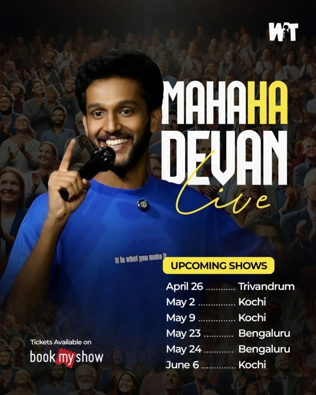 MaHAHAdevan Live! A Malayalam Crowd Work Show - Comedy in Kochi