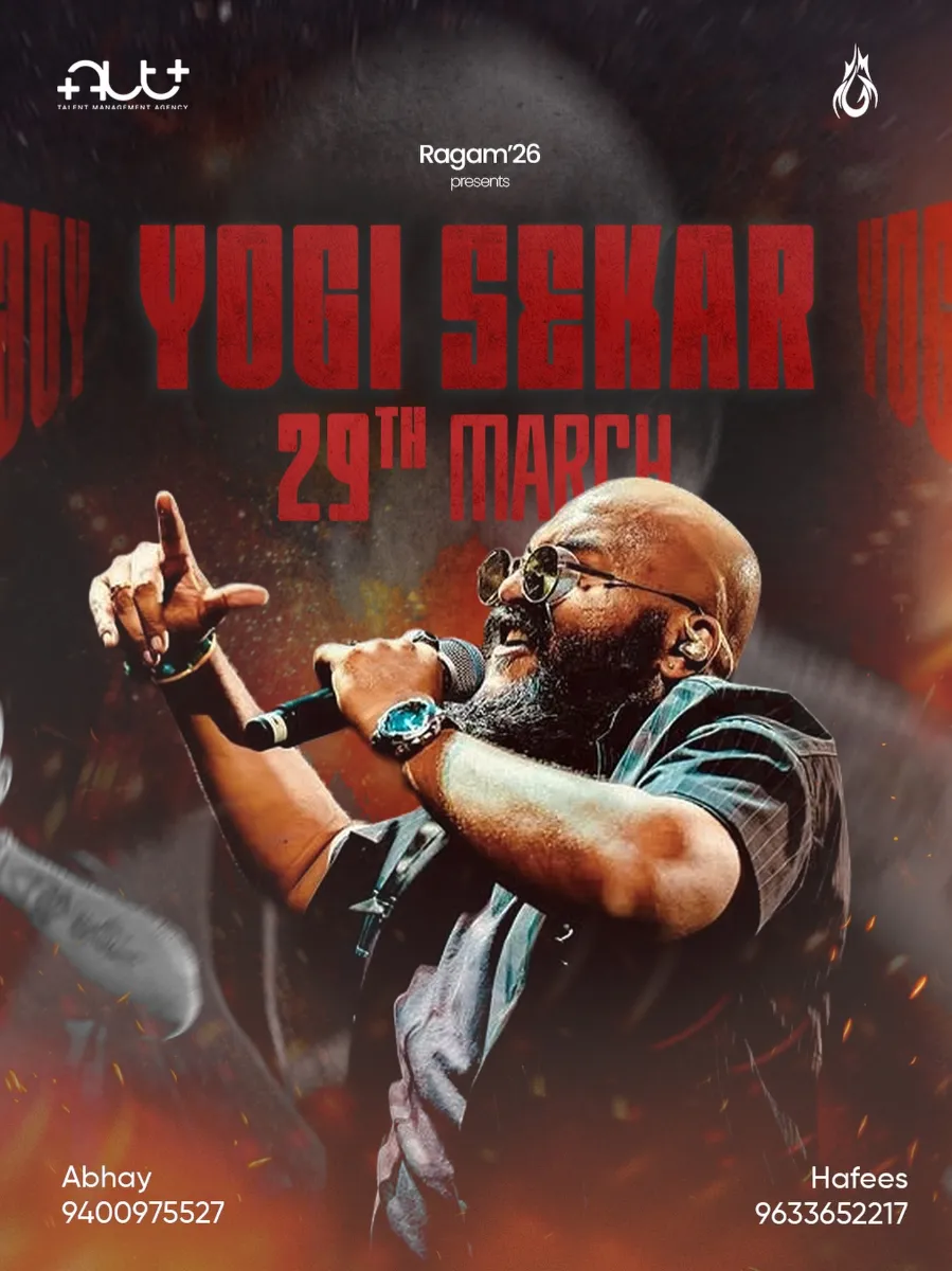 Yogi Sekar Live at Ragam ’26 - Music in Calicut