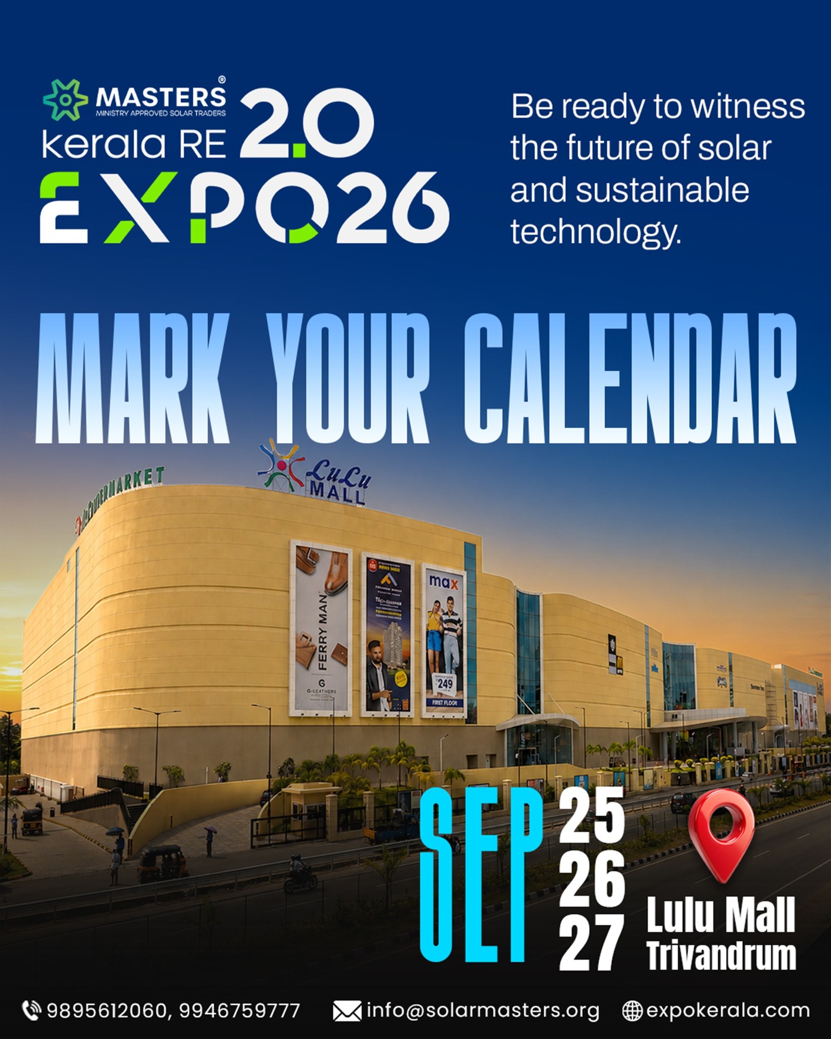 Masters Kerala RE Expo 2.0 '26 - Expo in Trivandrum