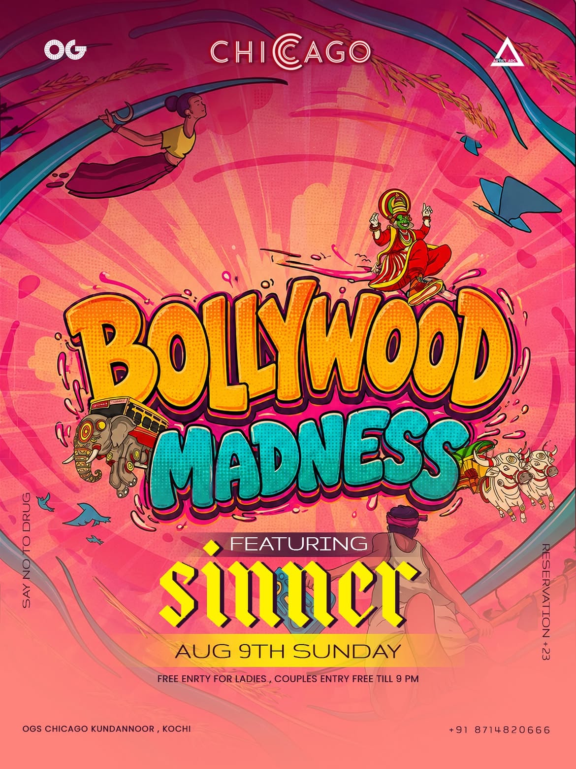 Bollywood Madness ft. Sinner - Music in Kochi