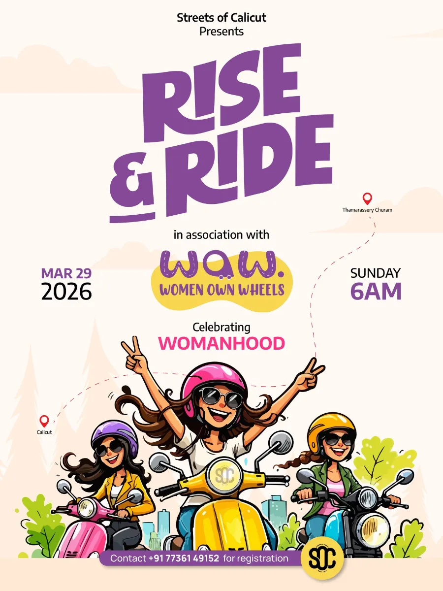 Rise & Ride in Association with Women Own Wheels (WOW) - Community in Calicut