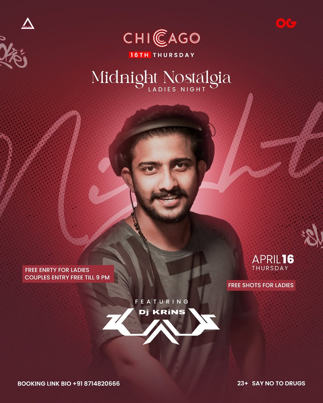 Midnight Nostalgia - Ladies Night ft. DJ Krins - Music in Kochi