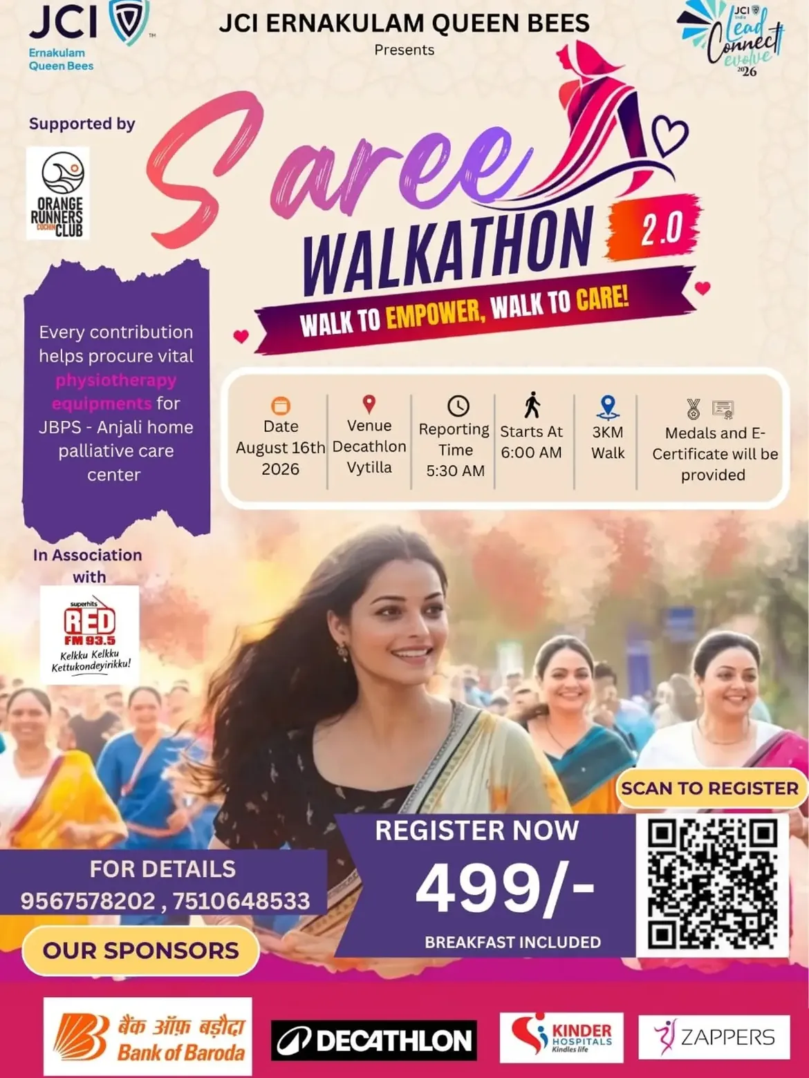 Saree Walkathon 2026 (2.0) - Sports in Kochi
