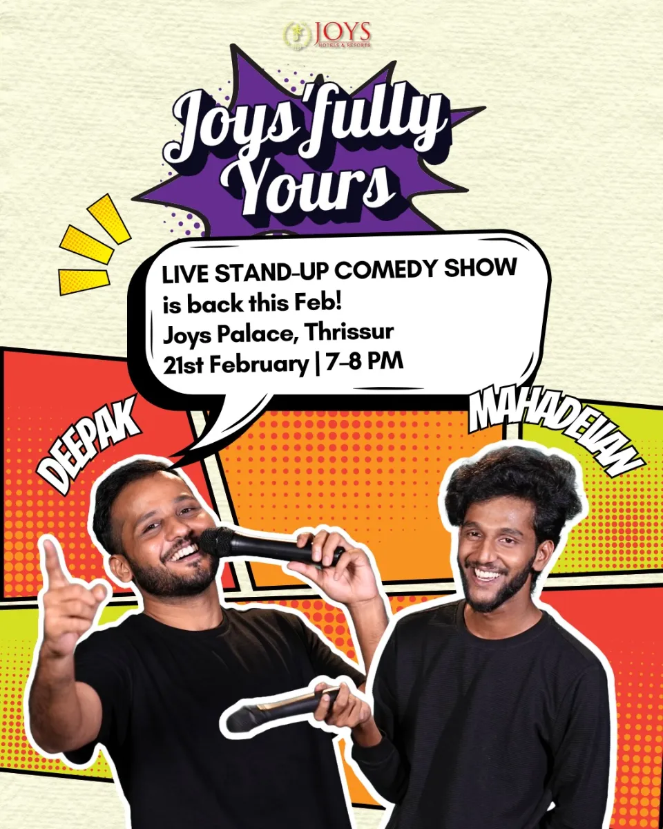 Mahadevan and Deepak Mohan Live Stand-up Comedy Show - Comedy in Thrissur