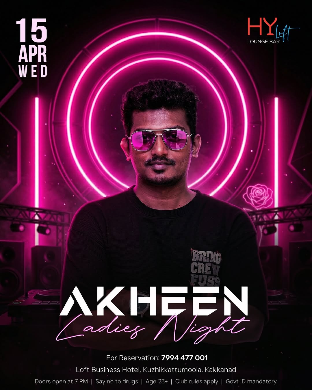 Ladies Night with DJ Akheen - Music in Kochi