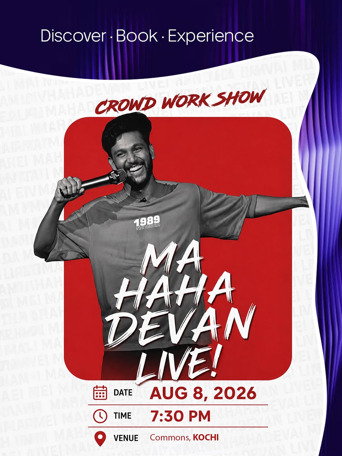 MaHAHAdevan Live - Crowd Work Show - Comedy in Kochi