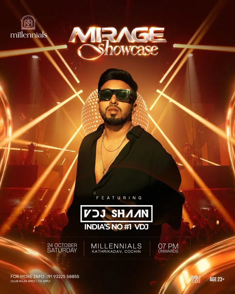 MIRAGE SHOWCASE ft. VDJ SHAN - Music in Kochi