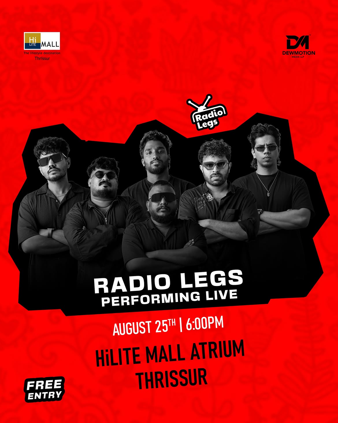 Radio Legs Live - Music in Thrissur