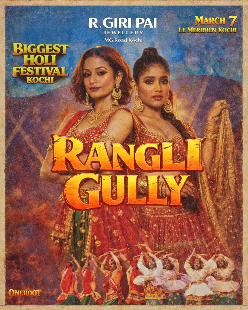 Rangli Gully Holi Festival | ft. Alasandra Johnson & DJ Daisy David - Festival in Kochi