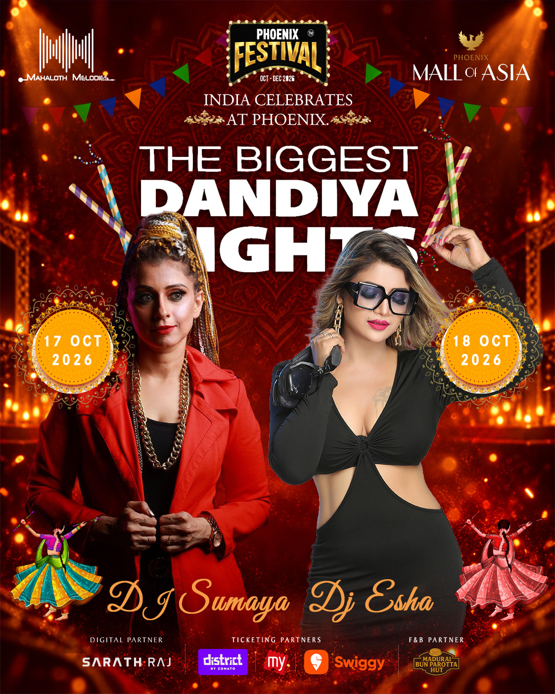 Dandiya Nights 2026 Bangalore | Phoenix Mall Of Asia - Music in Bangalore