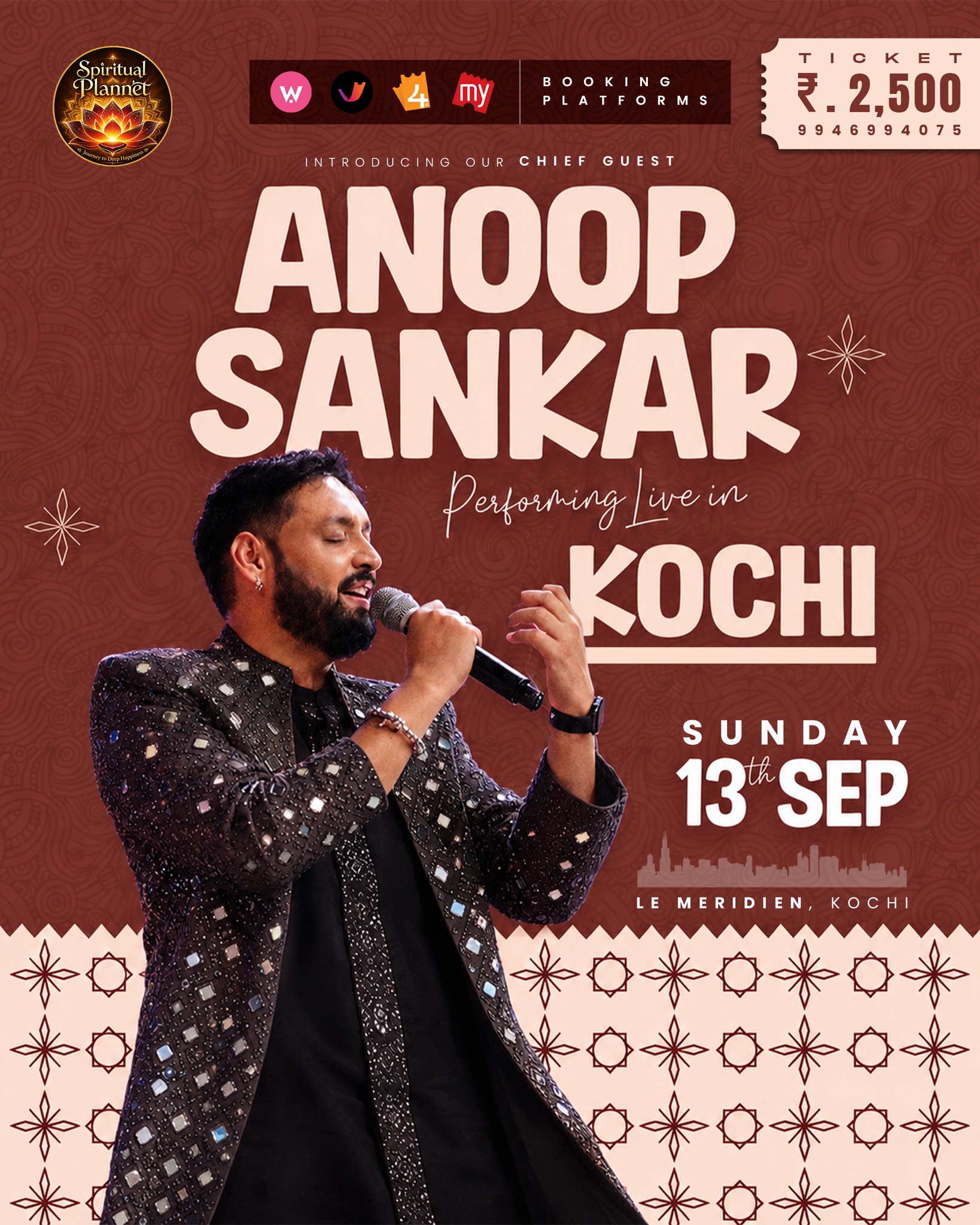 Anoop Sankar Live - Music in Kochi