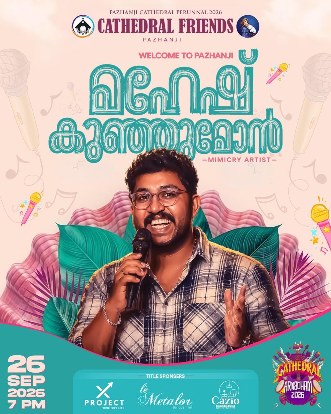 Mahesh Kunjumon Mimicry - Music in Thrissur