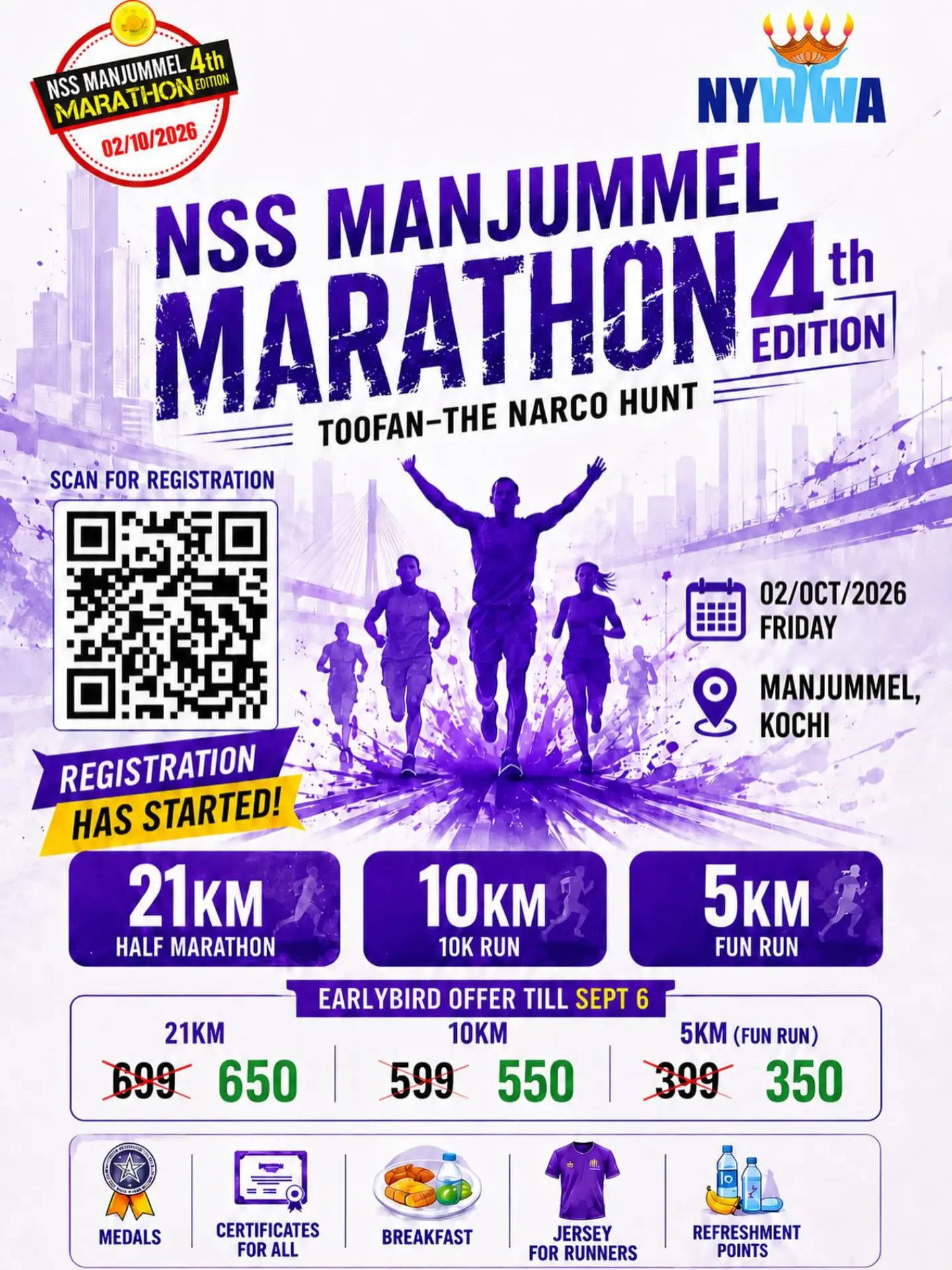 NSS Manjummel Marathon 4th Edition - Sports in Kochi